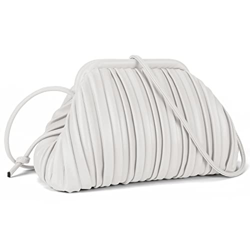 GLITZALL Clutch Purse and Dumpling Bag for Women,Designer Cloud Handbag and Ruched Bag with Detac... | Amazon (US)