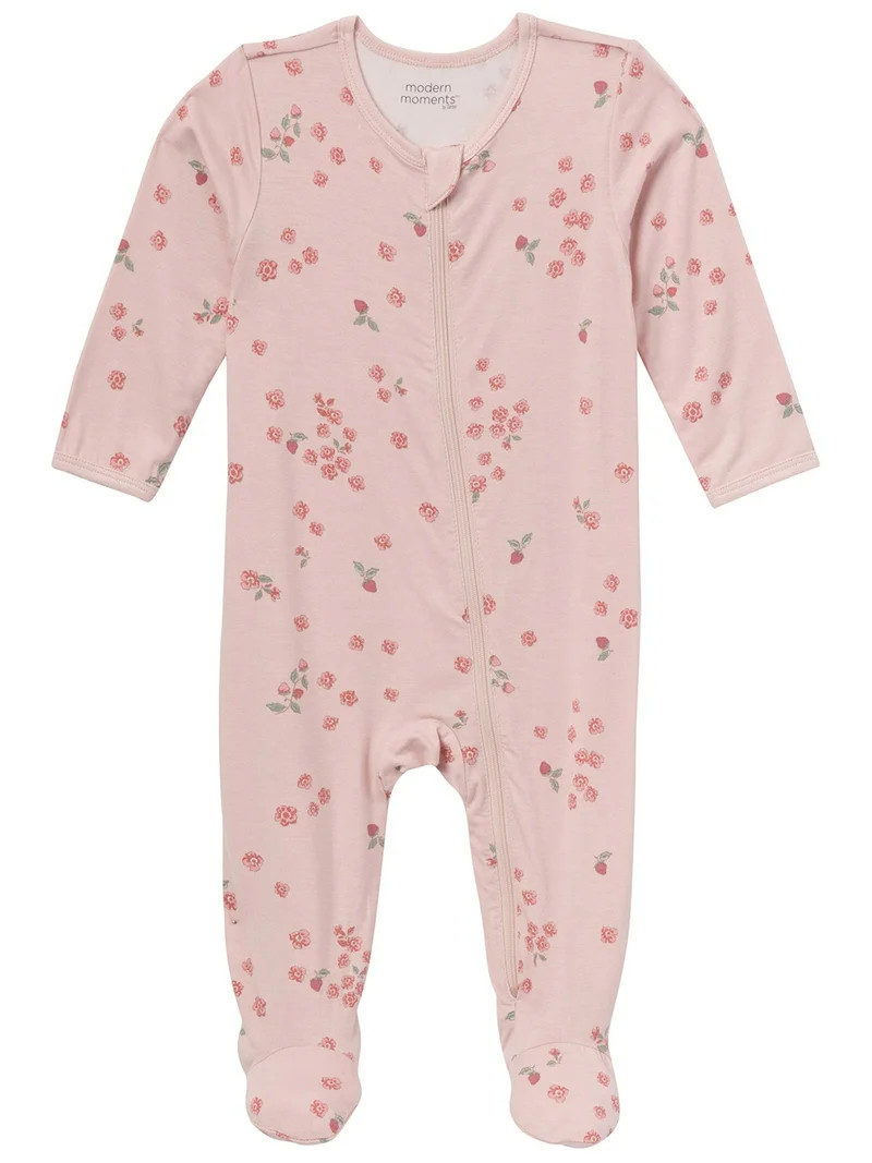 Modern Moments by Gerber Baby Neutral Sleep N´Play With Mitten Cuff, Sizes Newborn - 12 Months -... | Walmart (US)