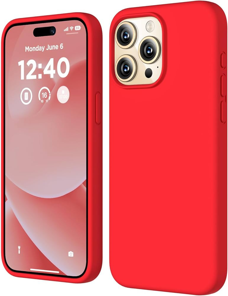 Compatible with iPhone 15 Pro Max Case, Liquid Silicone Case, Full Body Shockproof Protective Cov... | Amazon (US)