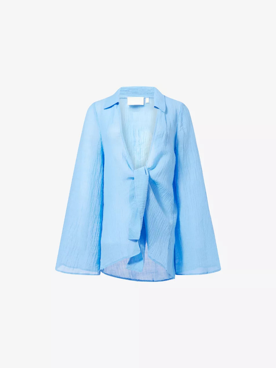 Grenada Crinkle Linen Tunic | Selfridges