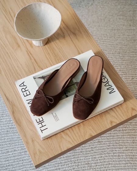Just ordered these dreamy ballet flat mules for fall. Love the chocolate brown color 🤎🍂

#LTKSeasonal #LTKHoliday #LTKshoecrush