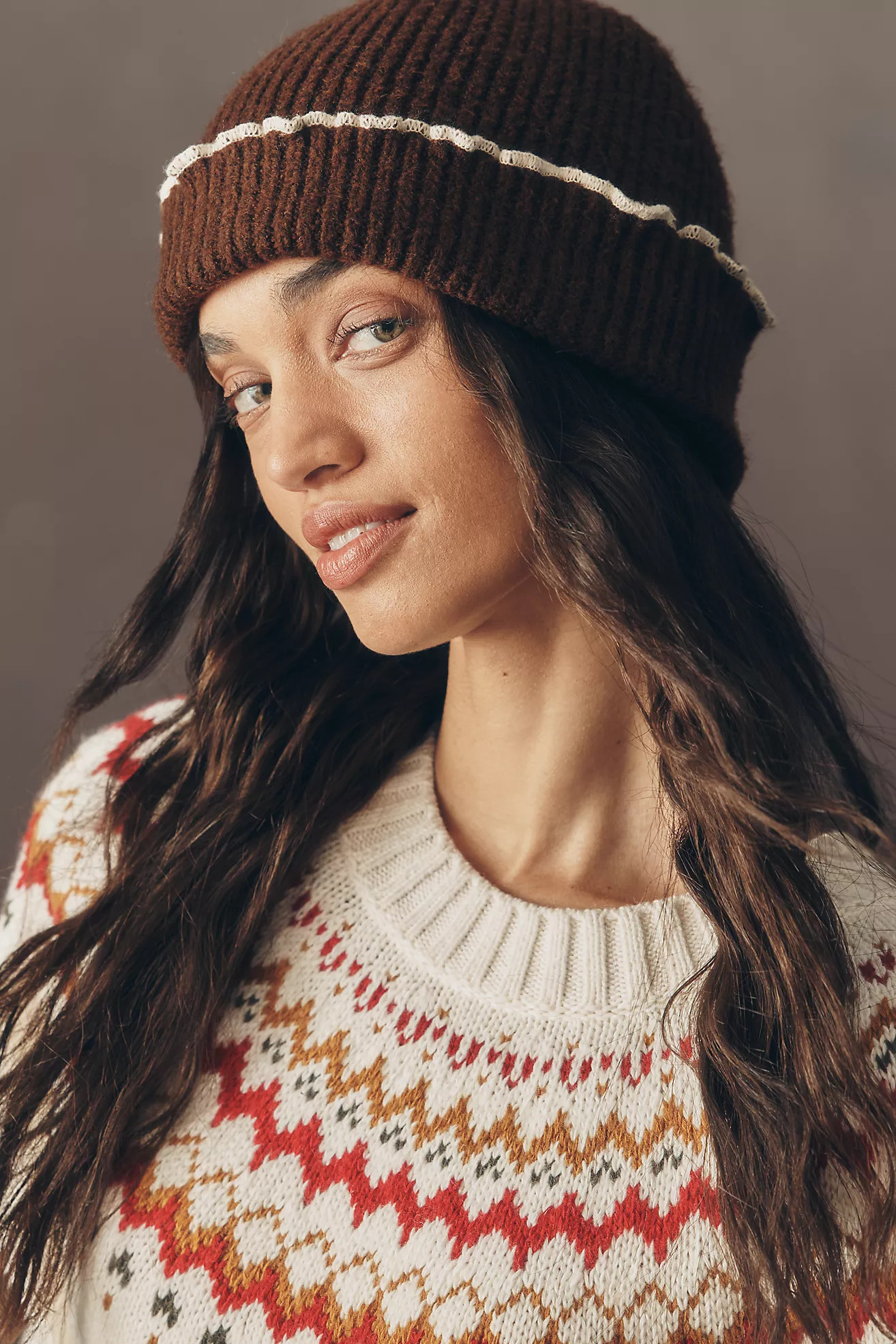 Maeve Lettuce Edge Beanie | Anthropologie (US)