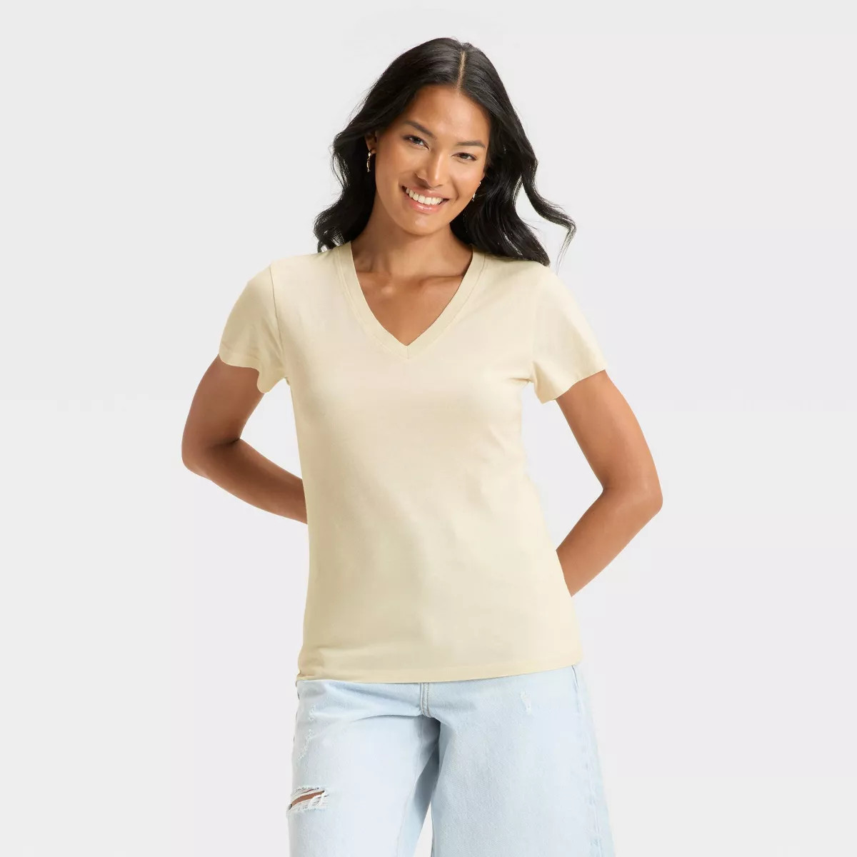 Women's Short Sleeve V-Neck T-Shirt - Universal Thread™ | Target