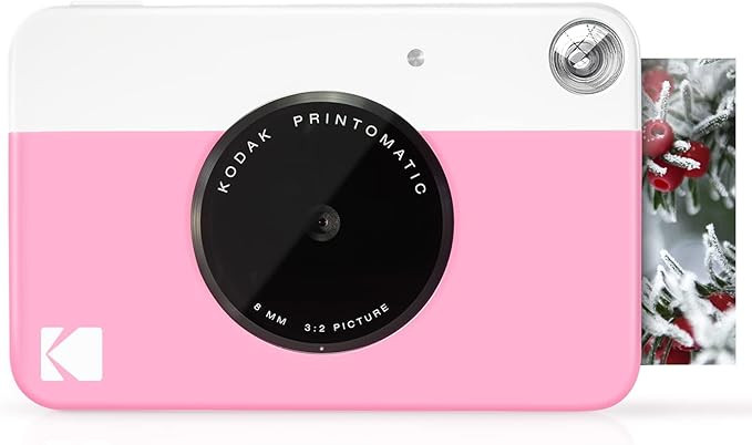 KODAK Printomatic Digital Instant Print Camera - Full Color Prints On ZINK 2x3" Sticky-Backed Pho... | Amazon (US)