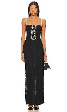Lovers and Friends x Rachel Nadine Gown in Black from Revolve.com | Revolve Clothing (Global)