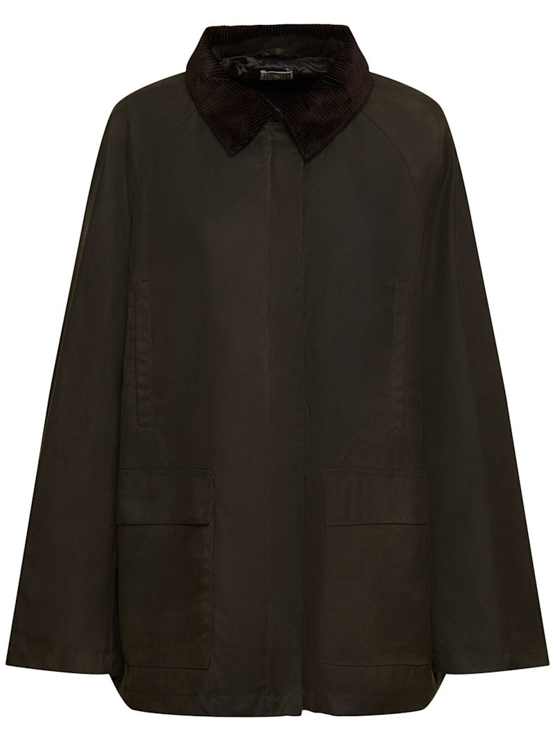Country waxed cotton short Jacket | Luisaviaroma