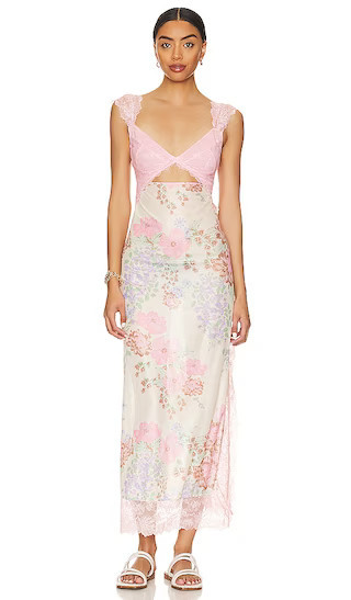 Suddenly Fine Maxi Slip Dress in Daisy Combo | Beach Vacation Dress | Resort Dress Resort Wear 2023 | Revolve Clothing (Global)