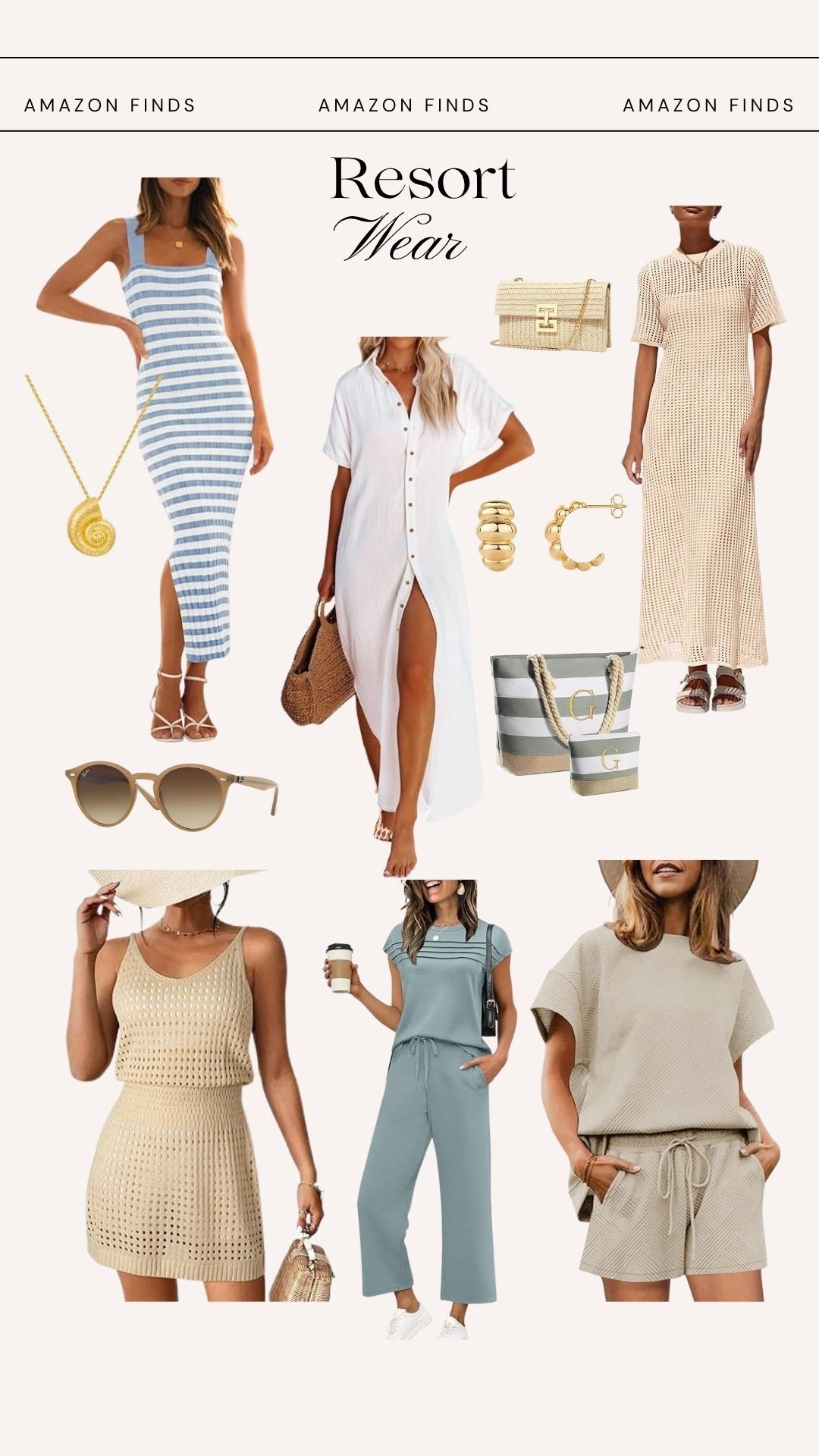 Resort wear. Beach wear. 