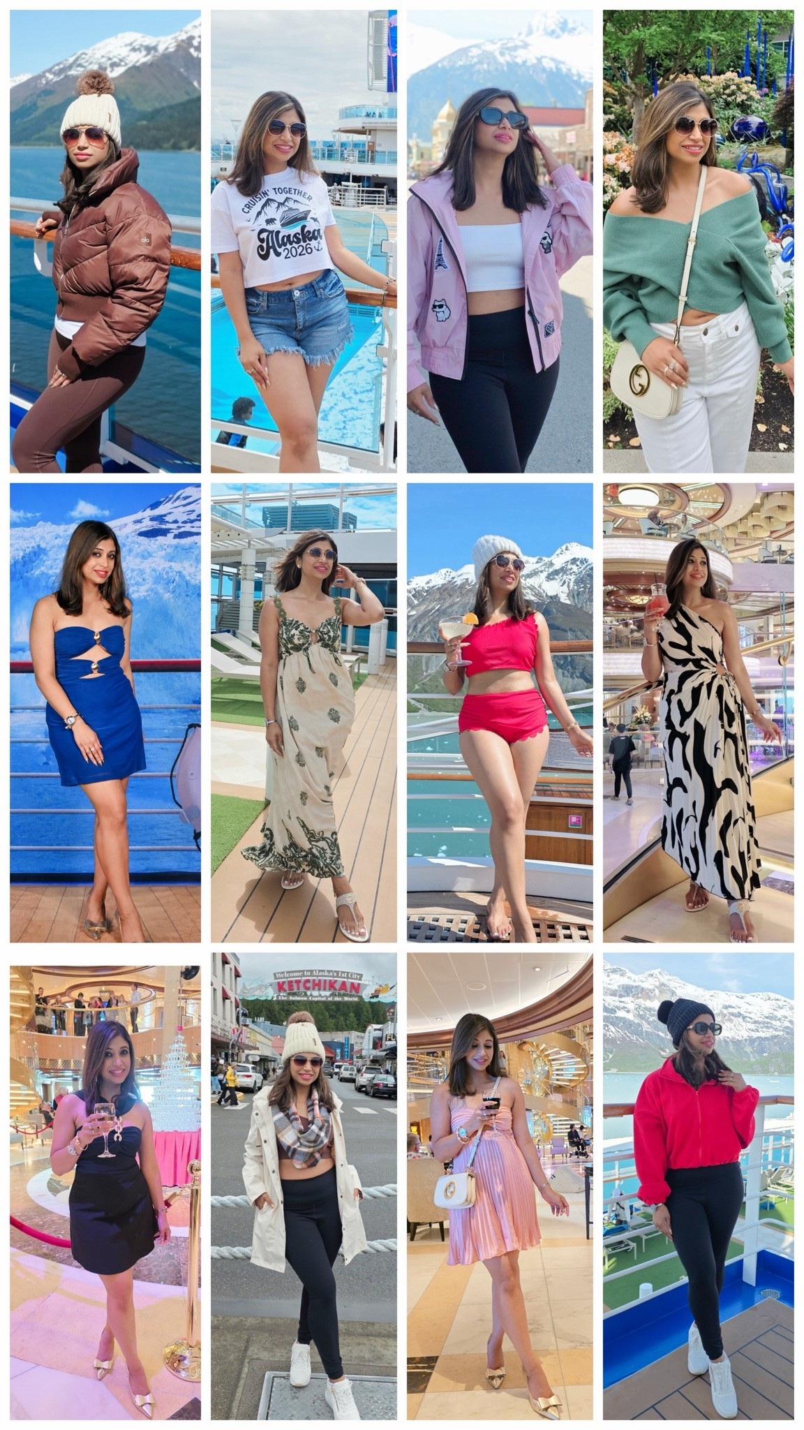 Alaska Cruise vacation outfit inspo!