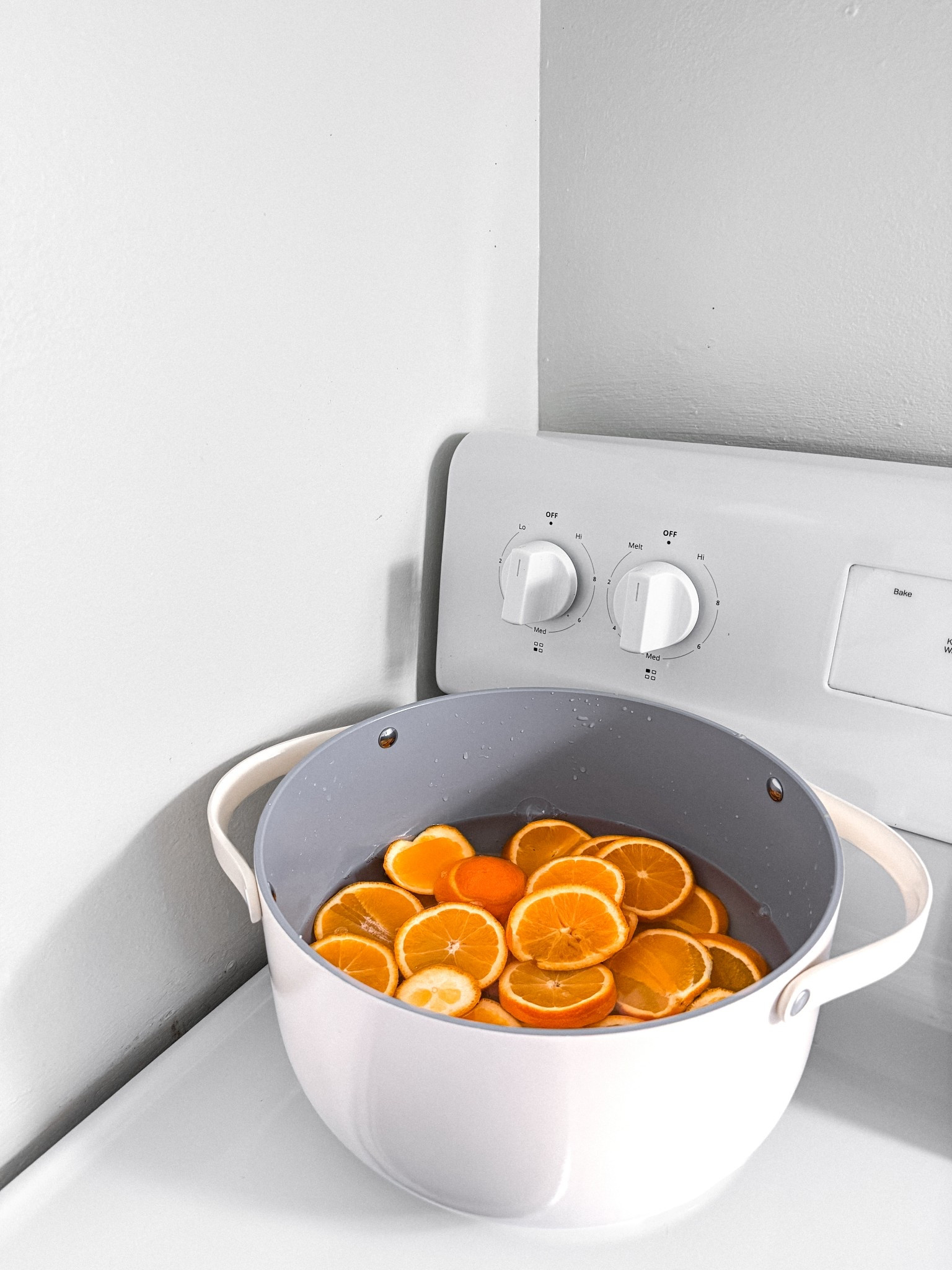 before you throw away your old fruit and spices, get some use out of them—turn them into a simmer pot and have your house smelling AMAZINGGGG 🍊 I threw in some oranges that were on their last life and cinnamon, and it literally fills the entire house with the coziest, freshest scents (much stronger than a candle, and healthier!) ✨ 

#LTKFamily #LTKHome #LTKSeasonal