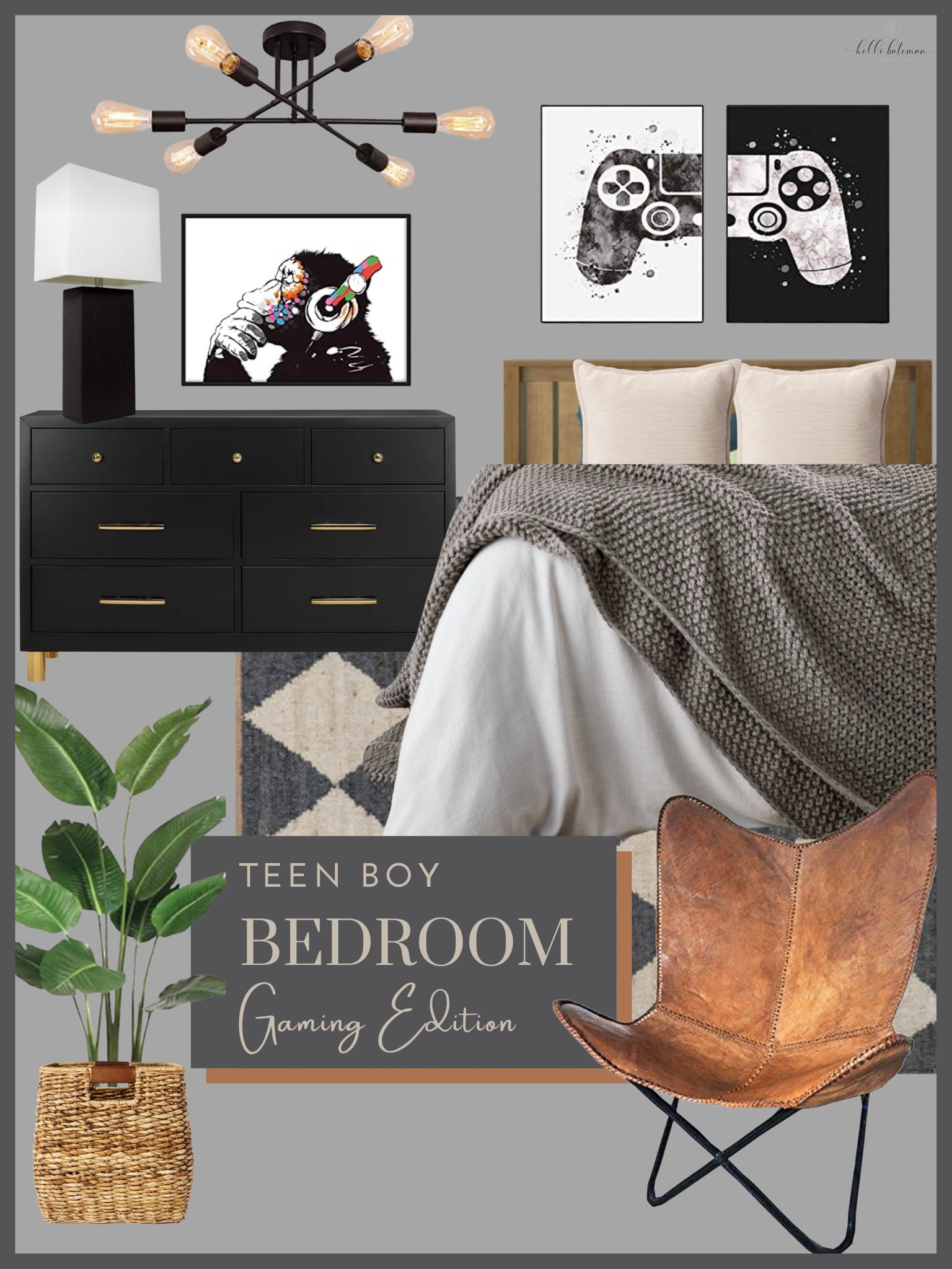 Teen Boy Mood Board ~ Gaming Edition~
