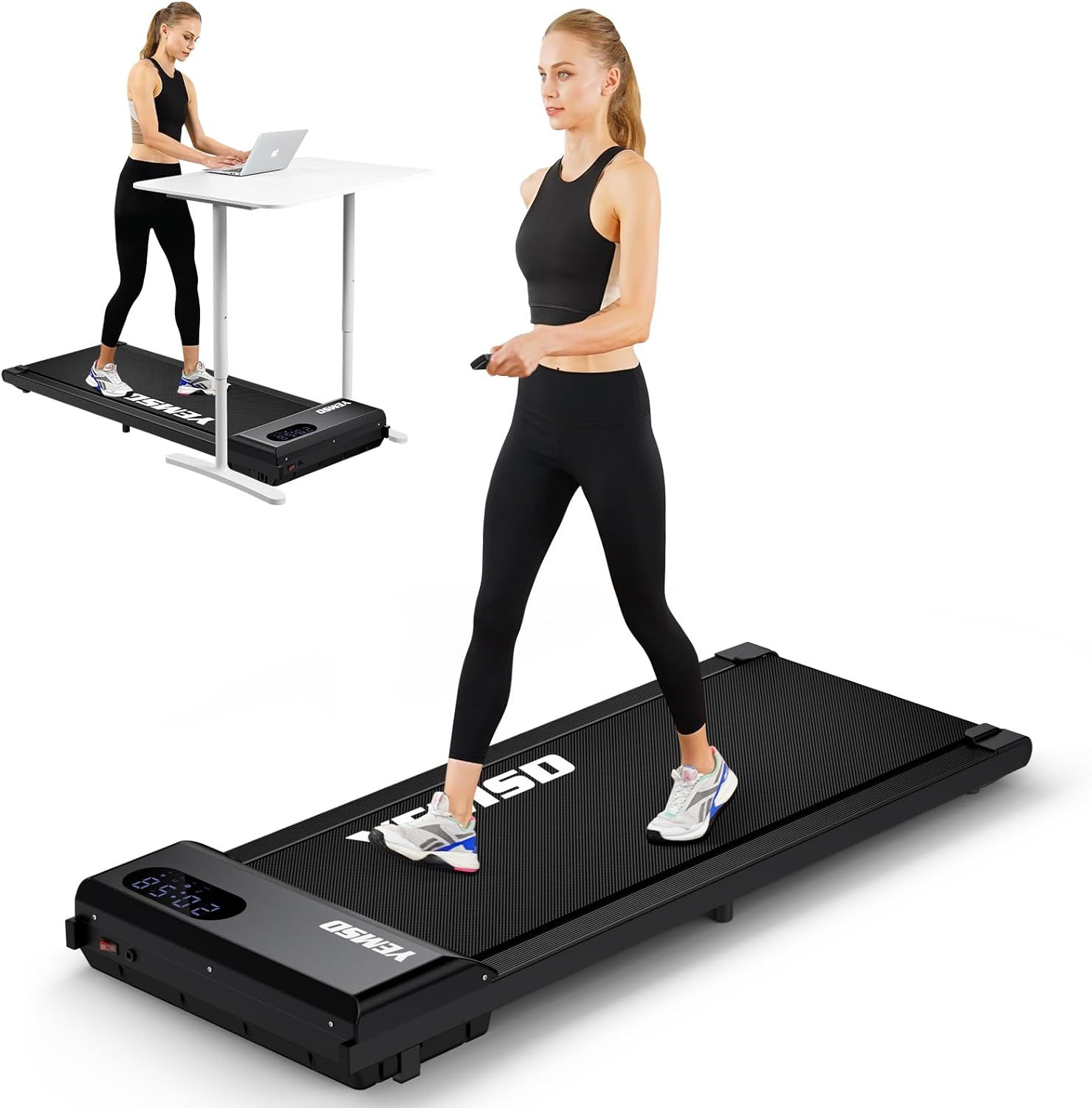 Walking Pad, Walking Pad Treadmill 330 lb Capacity, 3 in 1 Portable Under Desk Treadmill for Home... | Amazon (US)