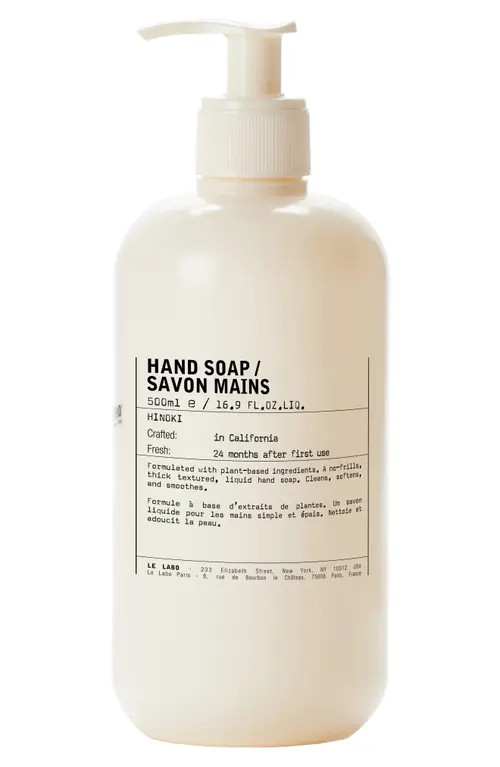 Le Labo Jumbo Hinoki Hand Soap $66 Value at Nordstrom, Size 16.9 Oz | Nordstrom