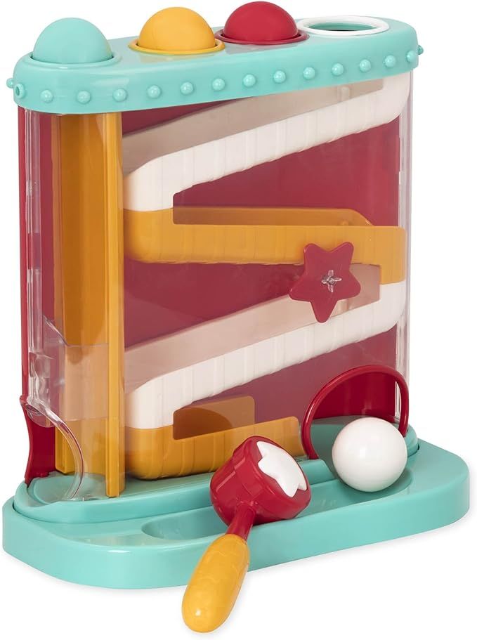 Battat – Pound & Roll – Baby Activity Toy Station with 1 Toy Hammer & 4 Balls for Kids 12 Mon... | Amazon (US)