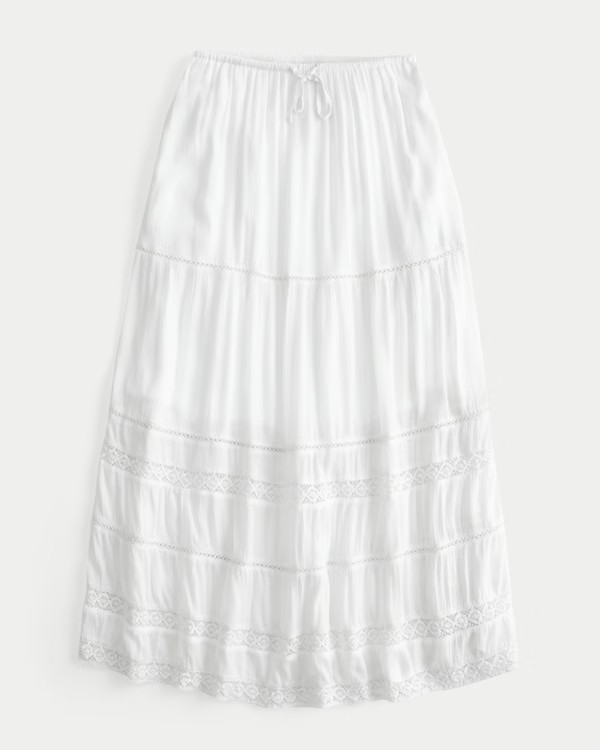 Lace Maxi Skirt | Hollister (US)
