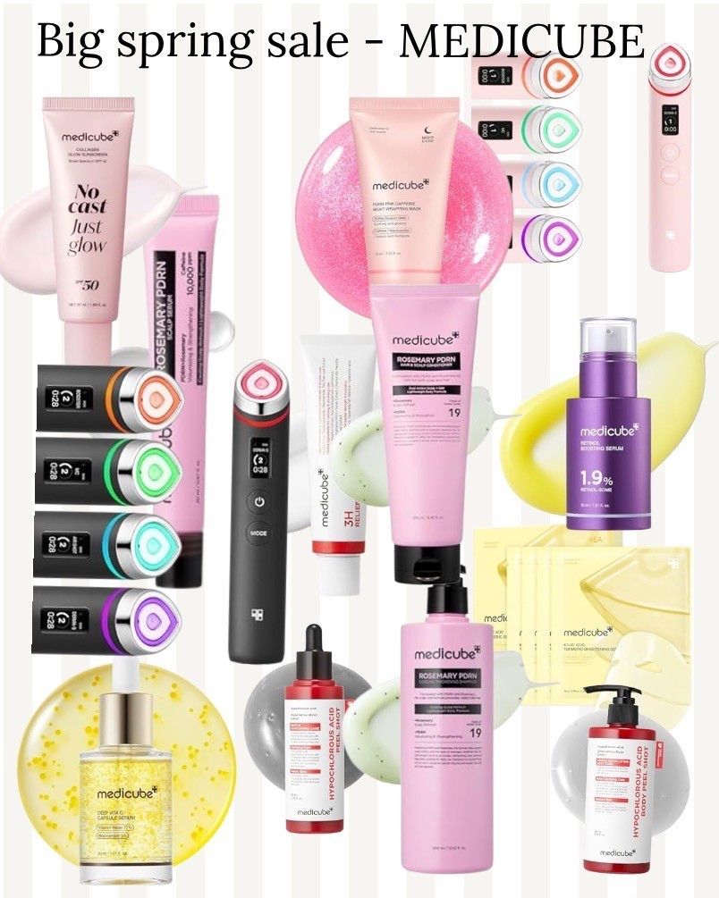 Big Spring Sale on Amazon is happening right now, and I found some of the most popular Medicube skincare products — from glow sunscreen and vitamin C serum to pore care and exfoliating essentials.

#LTKSaleAlert