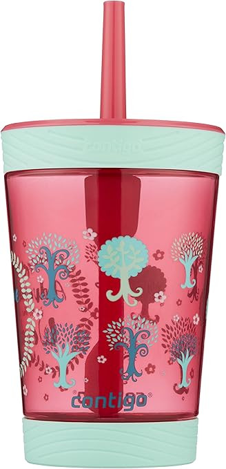 Kids Spill-Proof 14oz Tumbler with Straw and BPA-Free Plastic, Fits Most Cup Holders and Dishwash... | Amazon (US)