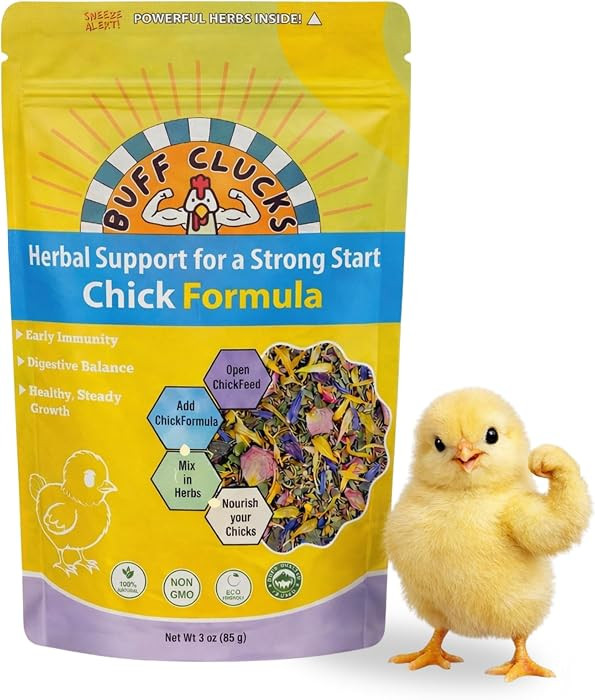 Buff Clucks Chick Formula Herbal Supplement for Baby Chicks \u2013 All-Natural Botanical Blend fo... | Amazon (US)