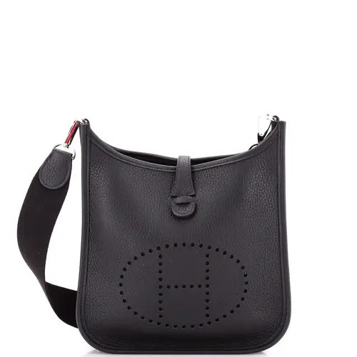 Pre-Owned Hermes Evelyne Bag Gen III Clemence 23 in Black at Nordstrom, Size X-Small | Nordstrom