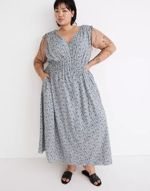 Plus Sophia Smocked Midi Dress in Florentine Floral | Madewell