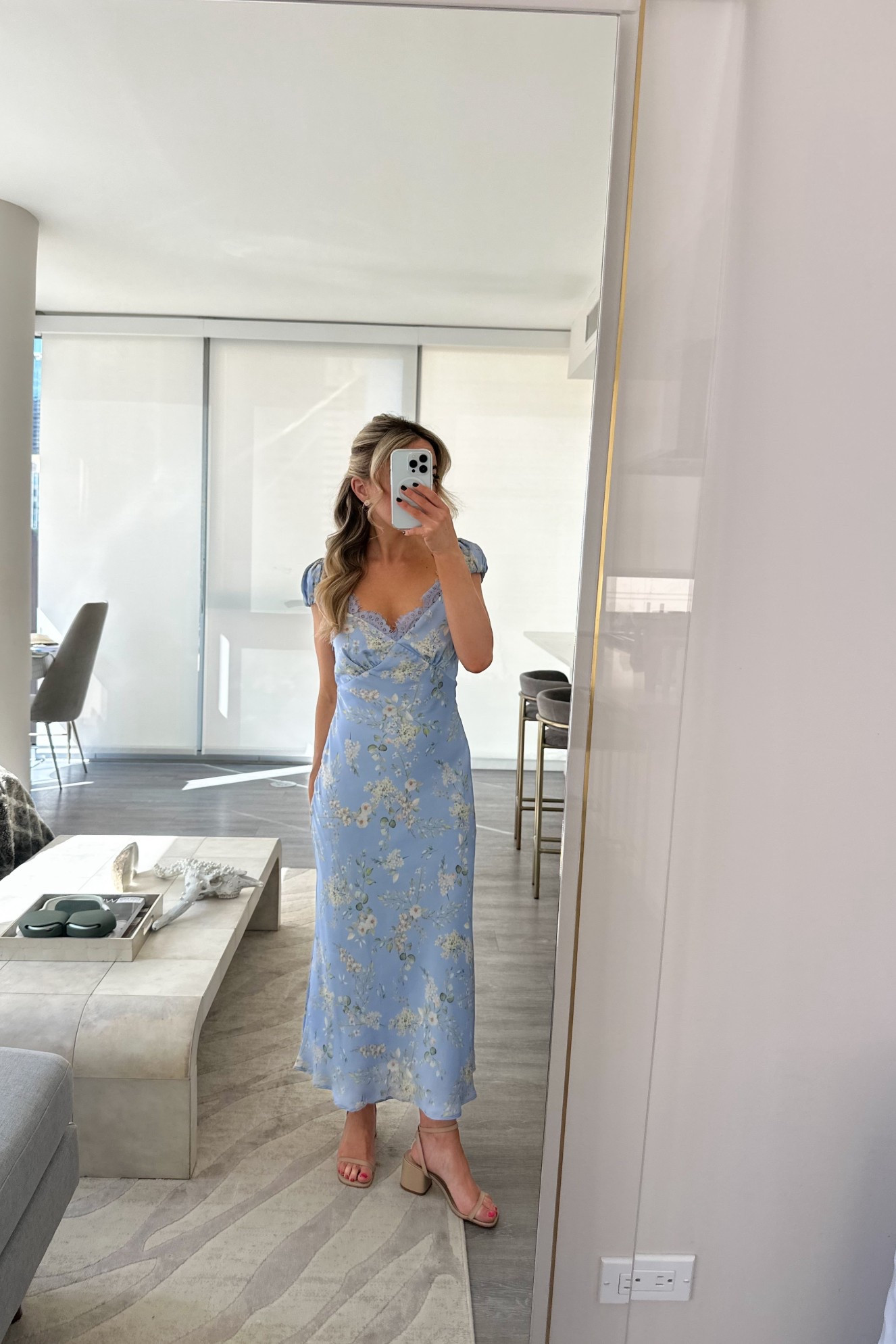 tried this dress on for Easter but it’s giving soo much more - the lace trim detail, sleeves and colorway are so pretty in person- would be pretty for Easter and also perfect for a wedding, welcome party look, “something blue” bridesmaid dress, or any spring / summer event or shower 

#LTKTravel #LTKootd #LTKWedding