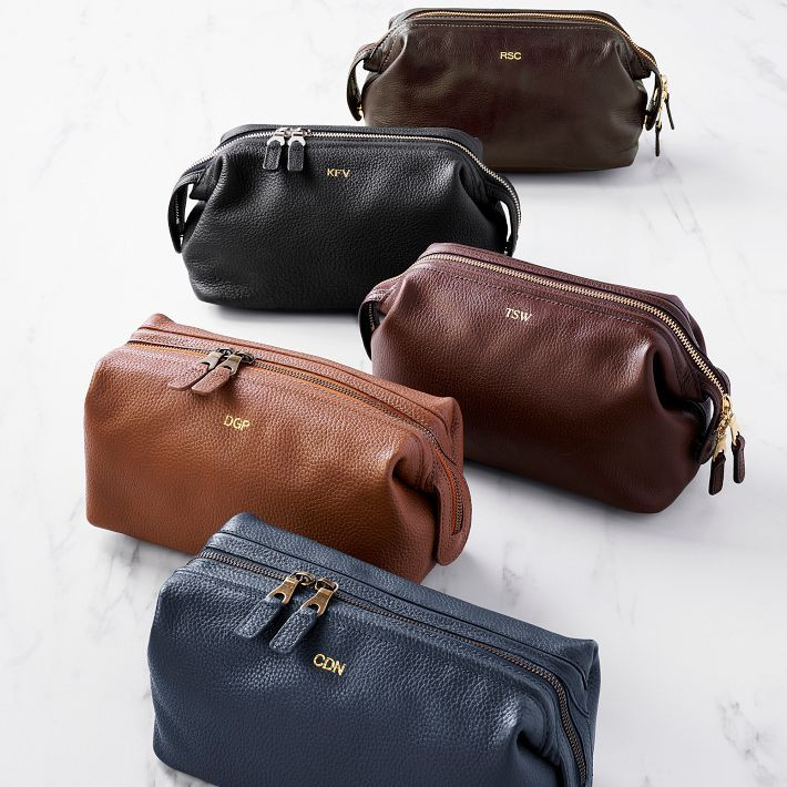 Harvey Leather Travel Pouch | Mark and Graham