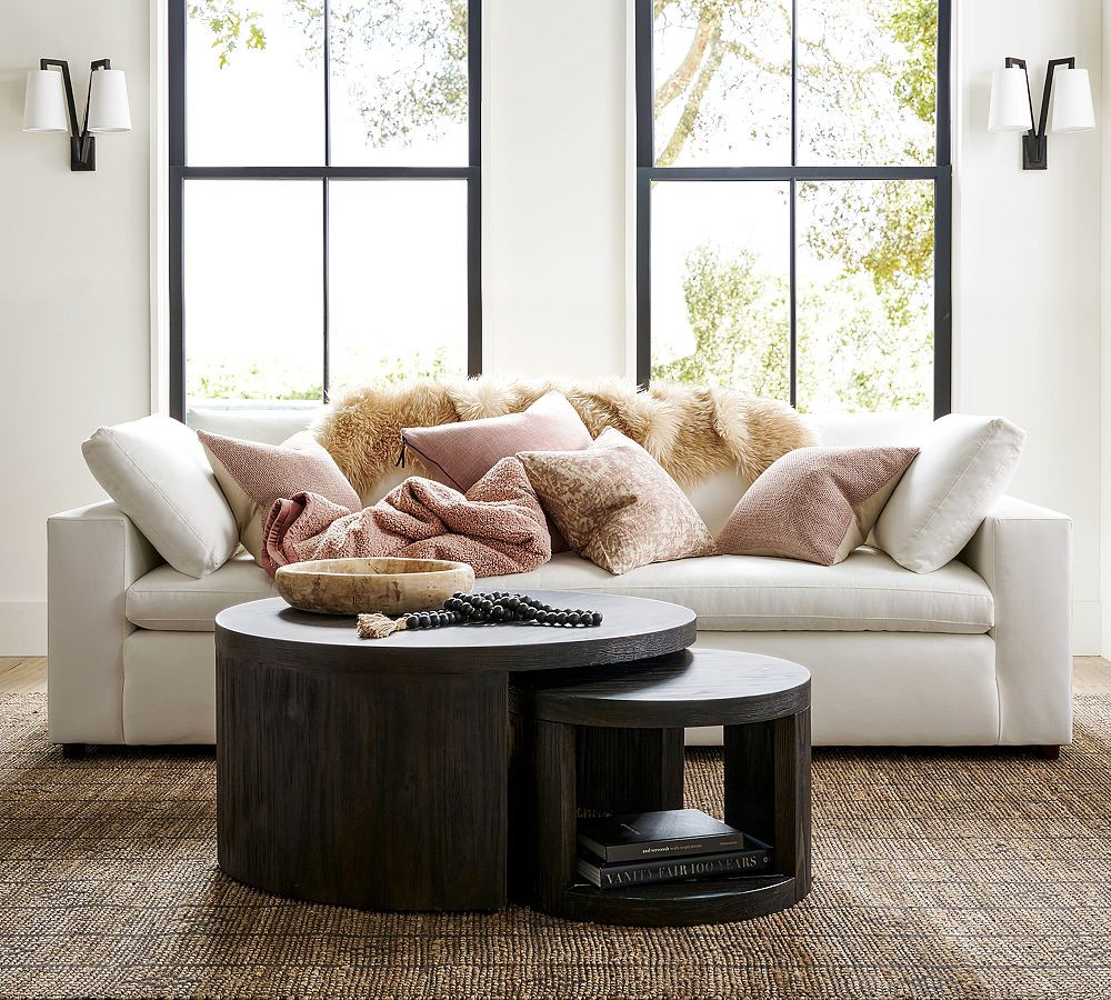 Folsom Round Nesting Coffee Tables | Pottery Barn (US)