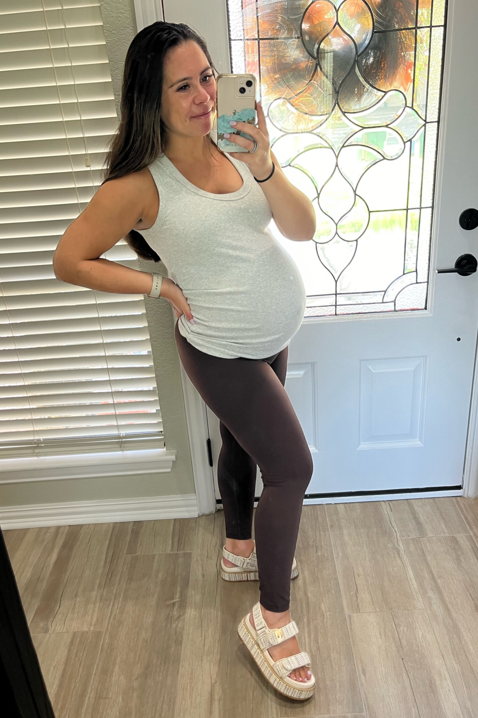 36 week uniform 🤍 maternity wear ! 

#LTKBump #LTKActive #LTKFindsUnder50