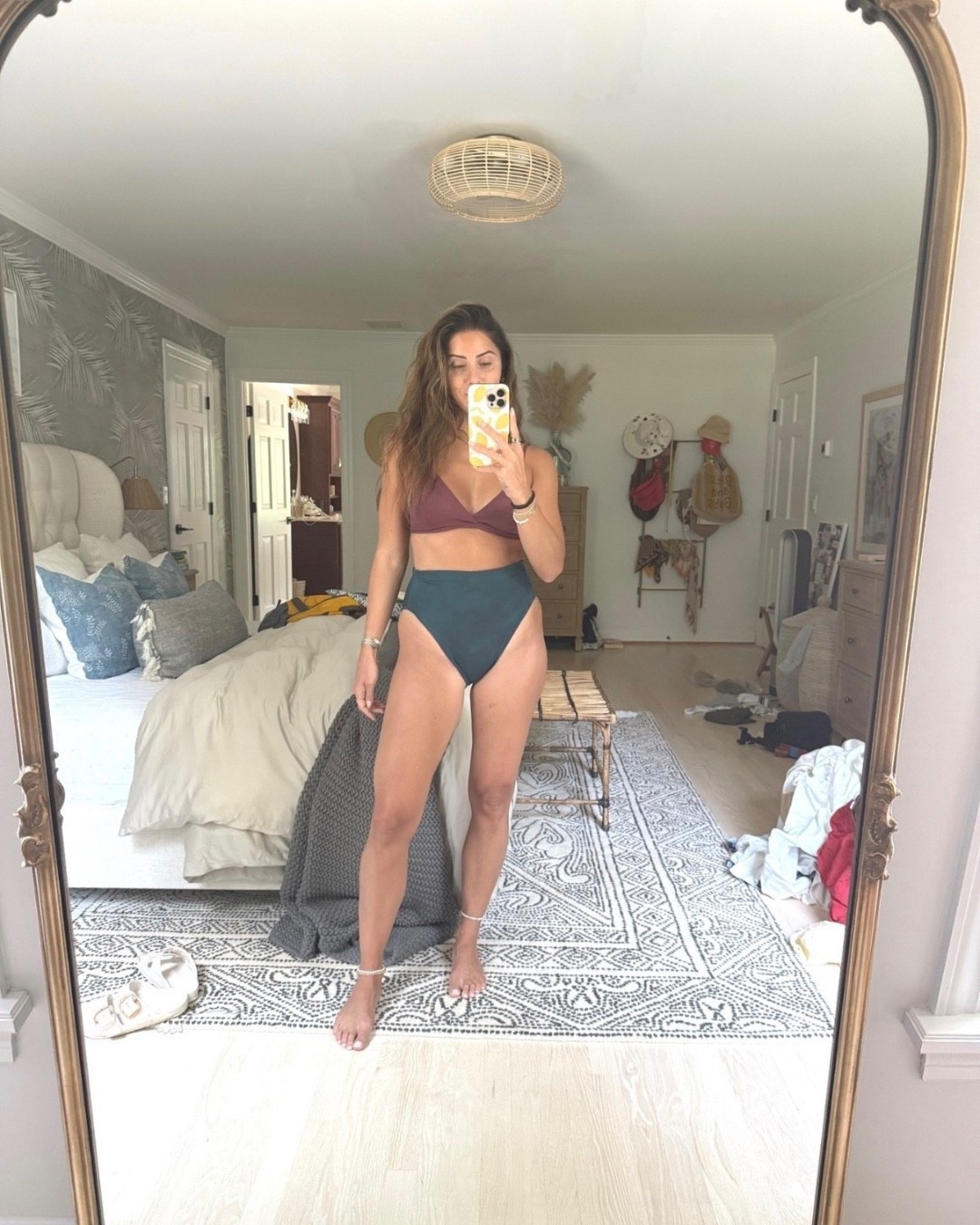 @Left On Friday Swim 

bikini, swimwear, bathing suit, two piece, swimsuit, bikini top, bikini bottoms, beach style, pool day, summer style, vacation style, swim look, coastal style

#LTKootd #LTKSwim #LTKOver40