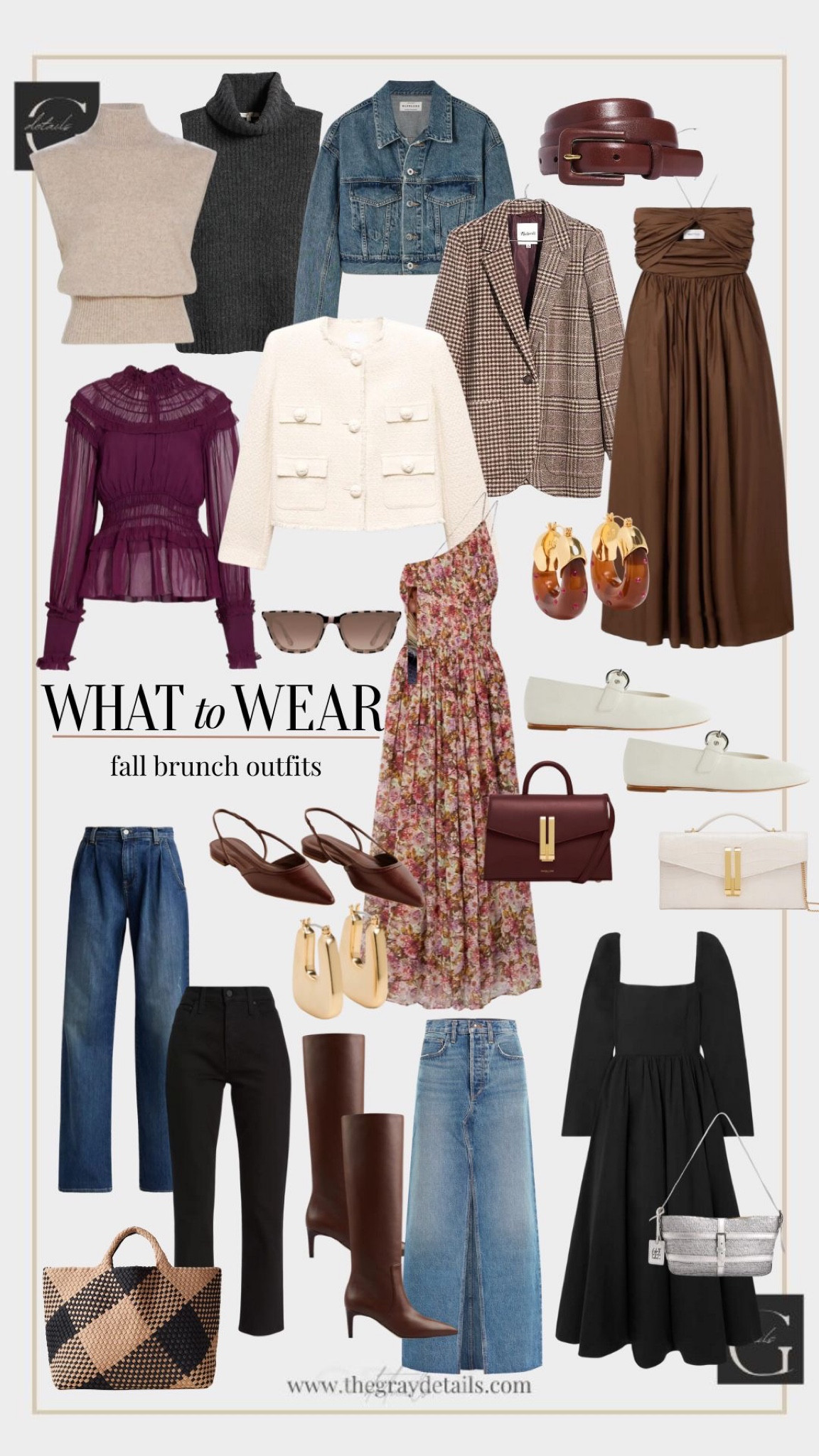 What to wear to a fall brunch 