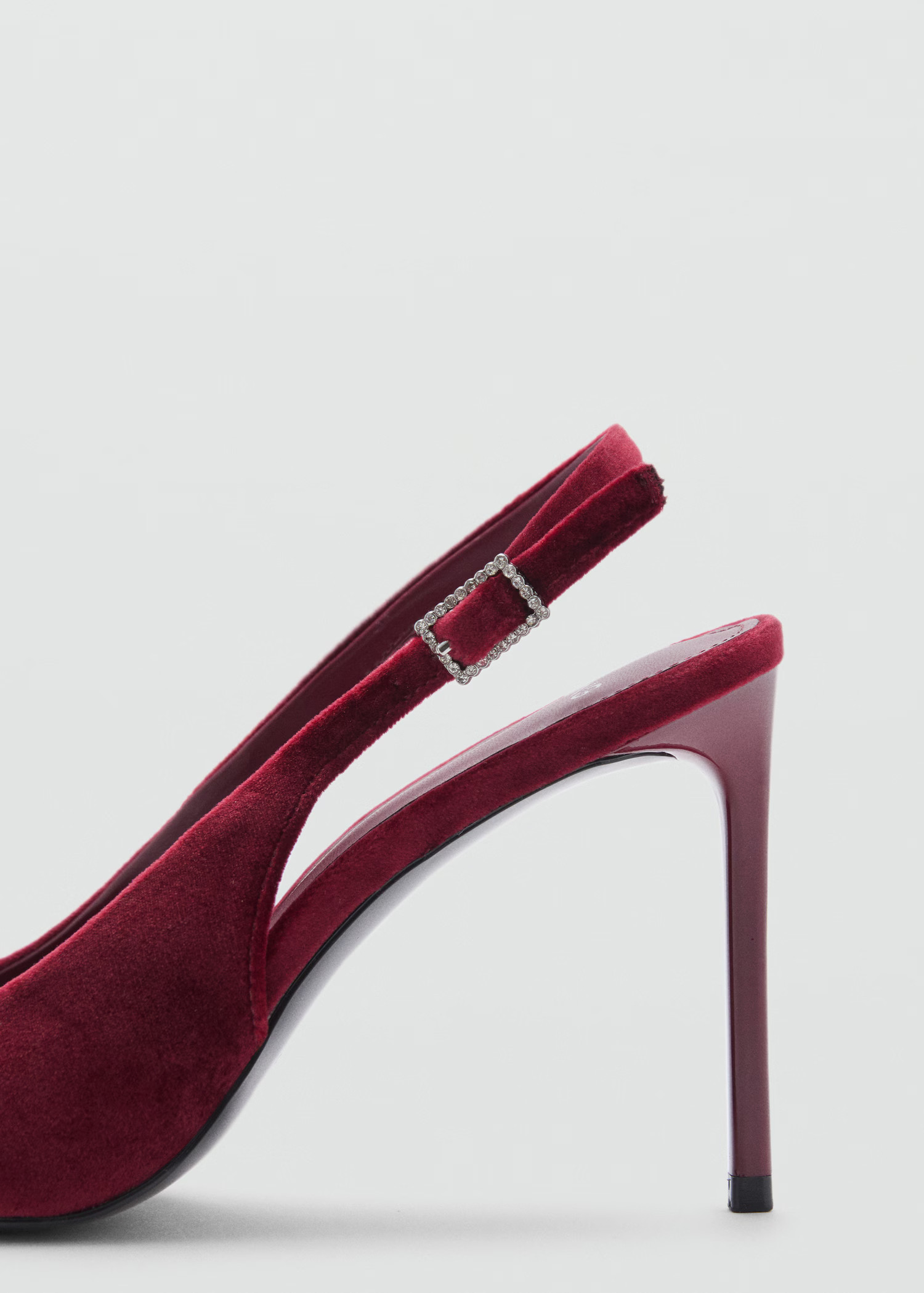 Velvet heeled shoes - Women | MANGO USA | Mango (US/MX/AU)