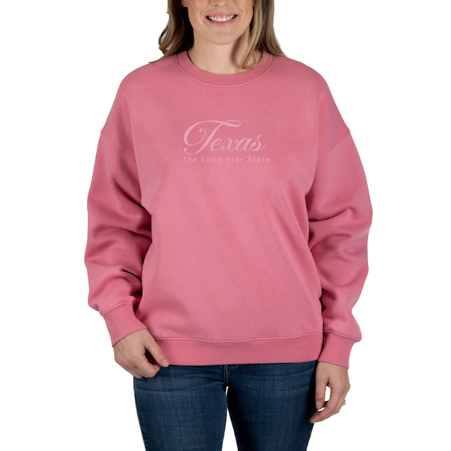 State of Mine Feminine Script State Sweatshirt Texas S:- Texas, S | Sam's Club