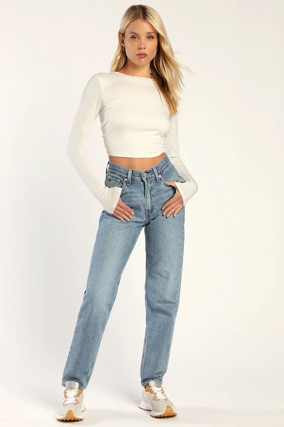 80s Mom Jean Medium Wash High Waisted Jeans | Lulus (US)