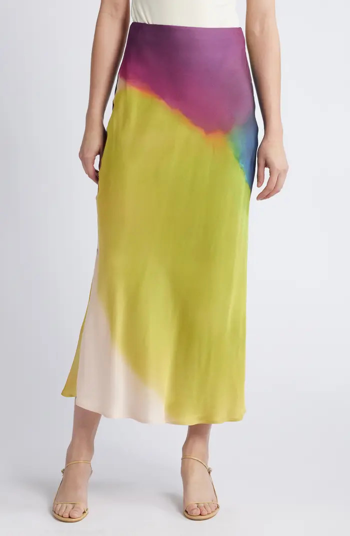 & Other Stories Ombré Satin Maxi Skirt | Nordstrom | Nordstrom