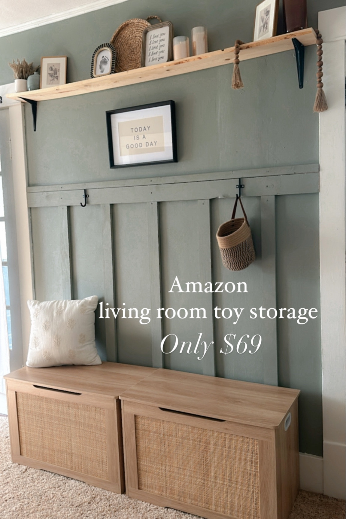 The cutest rattan toy storage. Available in 2 sizes! | toy storage | neutral toy storage | living room toy storage | toy bins | toy box | storage box | rattan toy box | living room decor

#LTKfindsunder100 #LTKkids #LTKhome