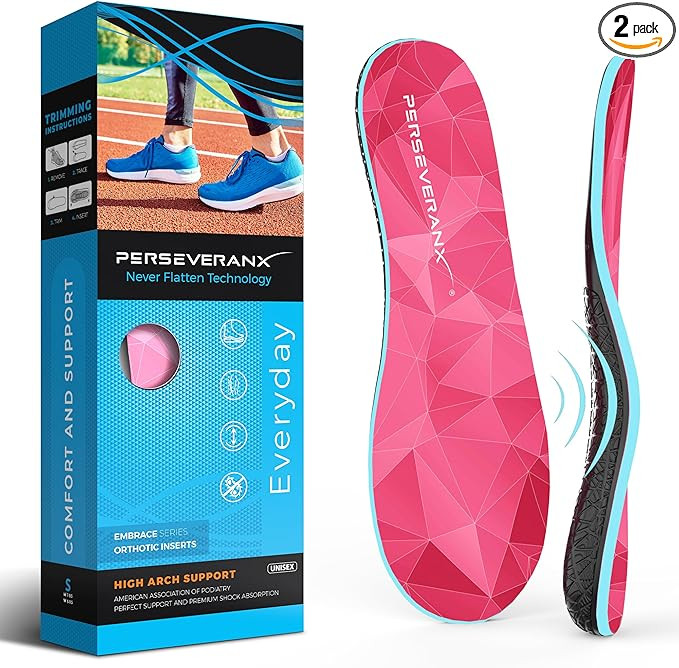 NASA Grade Plantar Fasciitis Insoles – High Arch Support Insoles Men Women - Shoe Insoles for P... | Amazon (US)