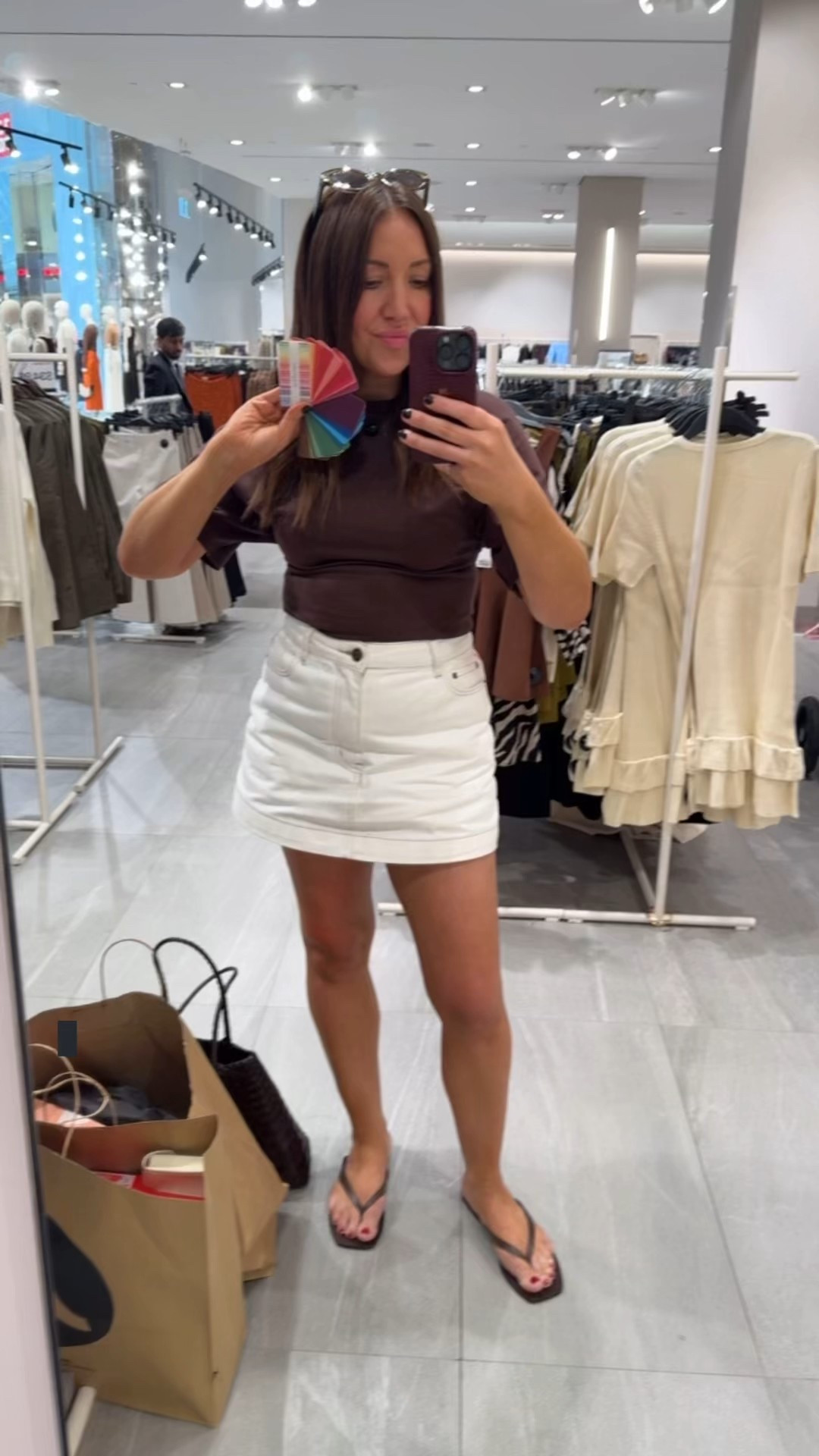 For everyone DMing me for this look:

Tee: Glassons (such a winner I have 2x colours) 
Skirt: DISSH 
Sandals: A Emery 
Sunnies: YSL 
BAG: Dragon Diffusion, cheapest on Cettire 

#LTKstyletip #LTKsummer