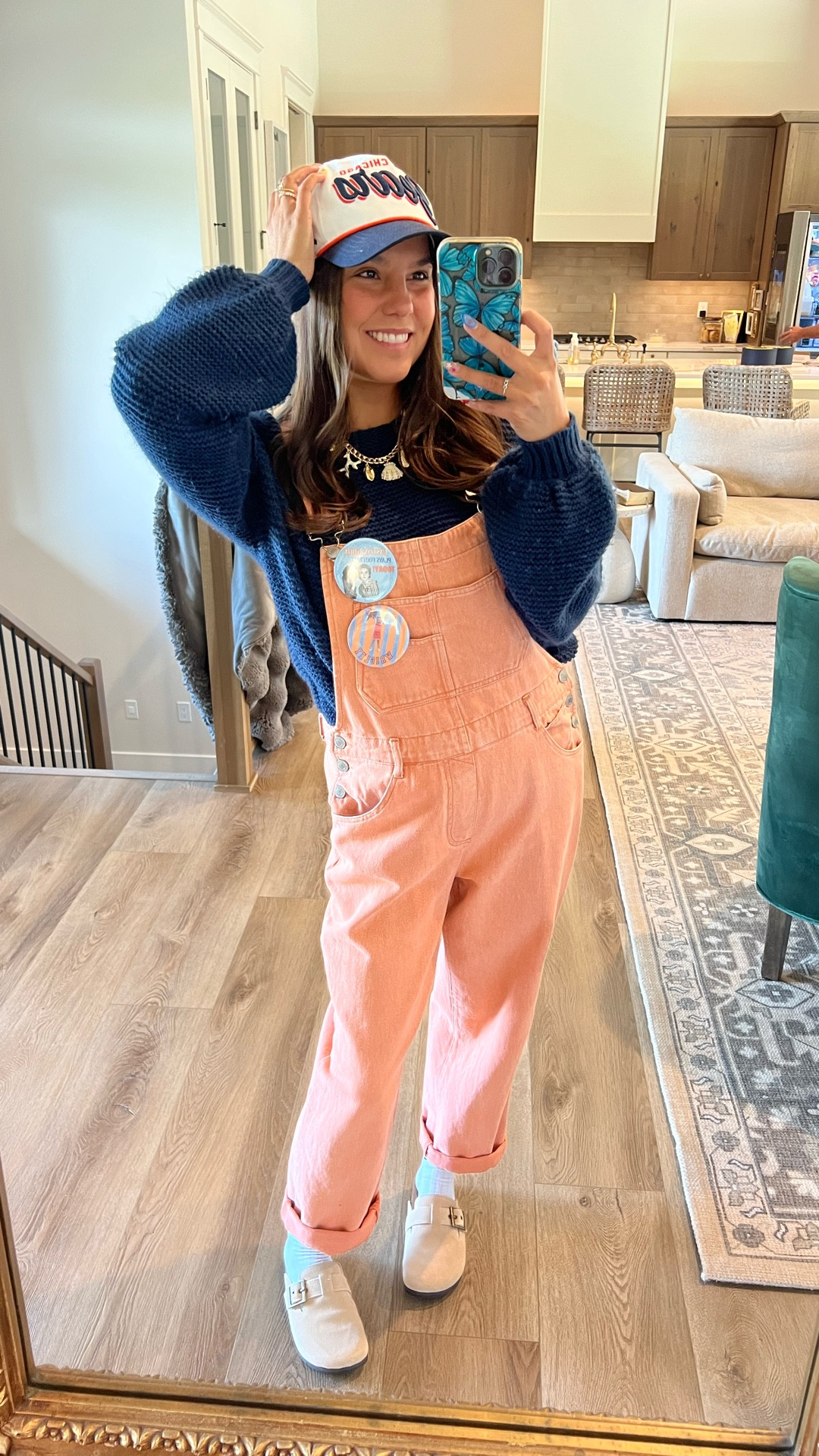 Game day outfit 2 🏈🧡📣 

Cheer mom football mom sports mom game day outfit tailgate fit overalls clogs fall looks 

#LTKStyleTip #LTKFindsUnder50 #LTKSeasonal