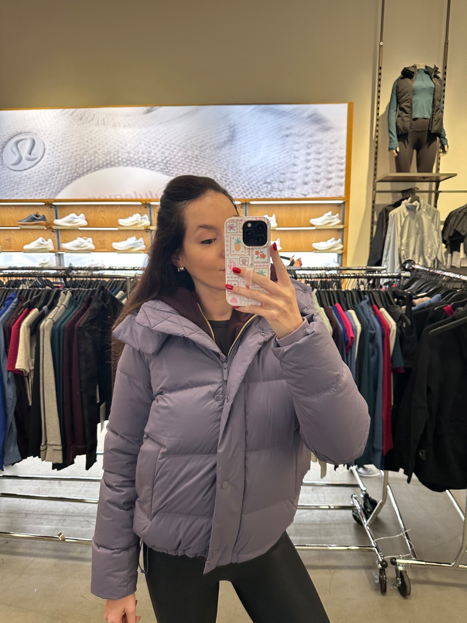 12/26/25
Lululemon coat on sale (size 6 for me)
Loopy cases phone case code carolinelawley for 10% off 