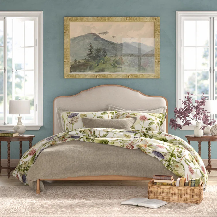 Queen Nathalia Low Profile Standard Bed | Wayfair North America