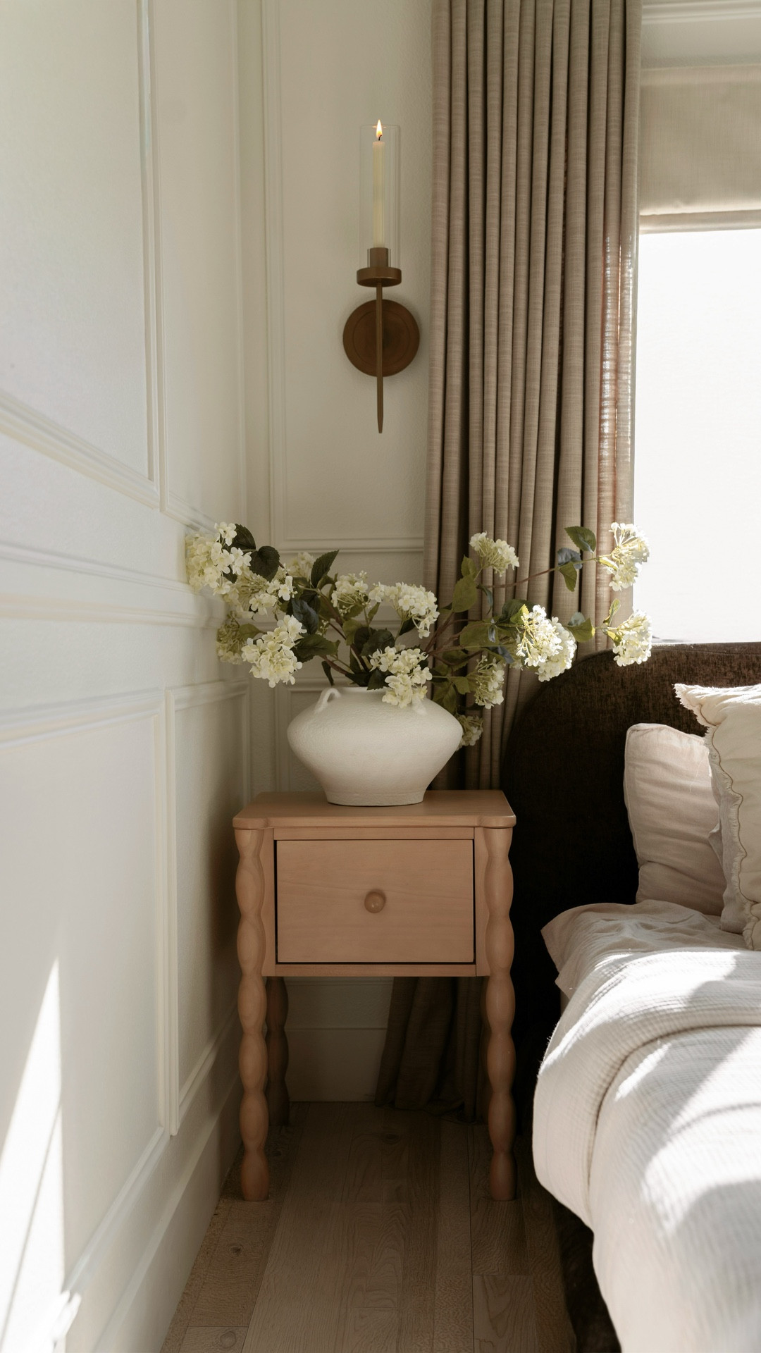 I swear I looked at nightstands for way too long before finding these… and the second I saw them, I knew 🫶🏻

I’ve been on the hunt for the perfect pair for our guest room and these from @plankandbeamfurniture are it. The Lind nightstand is slim enough for a tighter layout (which we needed), but still feels substantial — with real storage and such a pretty, classic profile.

And the part that surprised me most? They’re under $200🤫

#ad #plankandbeam #casachicollo #ltkit #liketoknowit #ltk 
neutral bedroom, slim nightstand, small bedroom layout, guest room styling, affordable furniture finds, classic furniture design, modern traditional decor, bedroom refresh, cozy home aesthetic, timeless interiors, budget friendly decor, space saving furniture, warm wood tones, elevated basics, home styling ideas