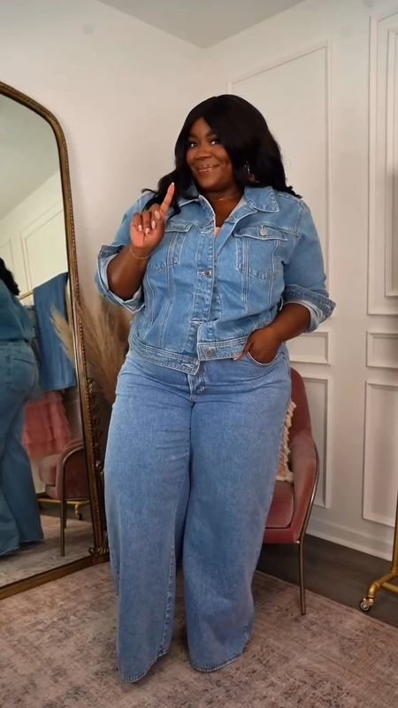 This denim on denim look is such a statement. From the accessories to the fit, this outfit is unforgettable! I mean, look at that cutie flower on my jacket💐 Obsessed.

plus size fashion, denim on denim, spring outfit inspo, summer vacation, plus size fashion, fashion trends, two piece, mid size, plus size

#LTKplussize #LTKfindsunder100 #LTKsalealert