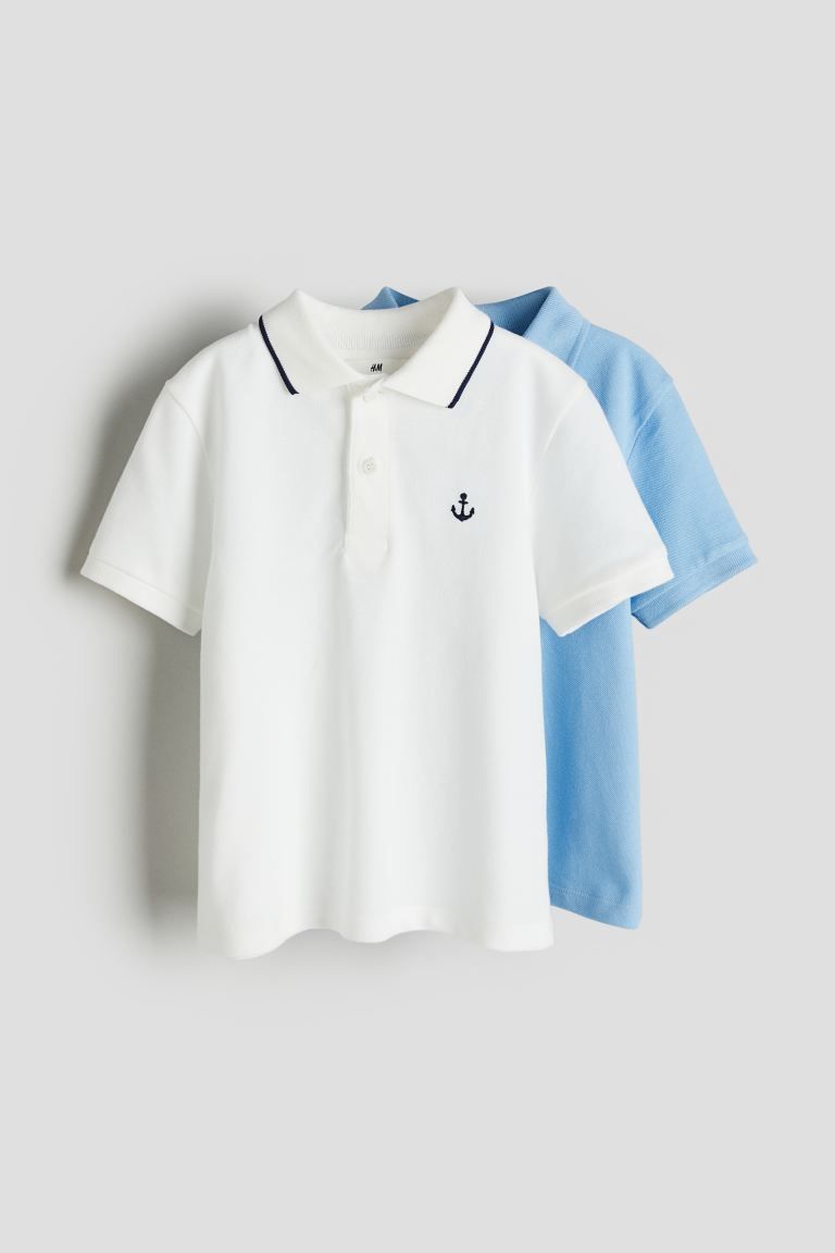 2-pack Polo Shirts | H&M (US + CA)