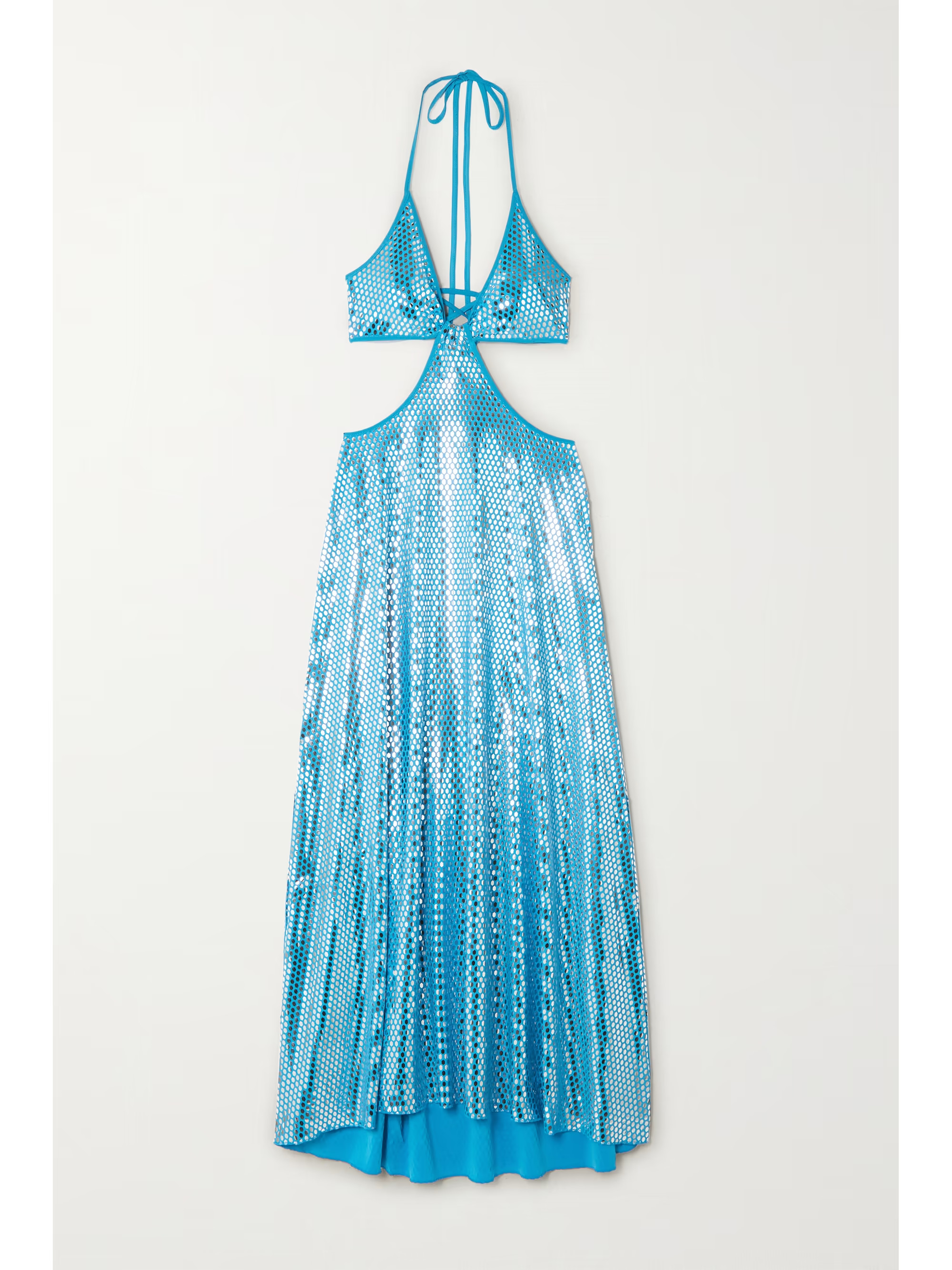 + NET SUSTAIN cinderelly cutout sequined recycled stretch-jersey midi dress | NET-A-PORTER (US)