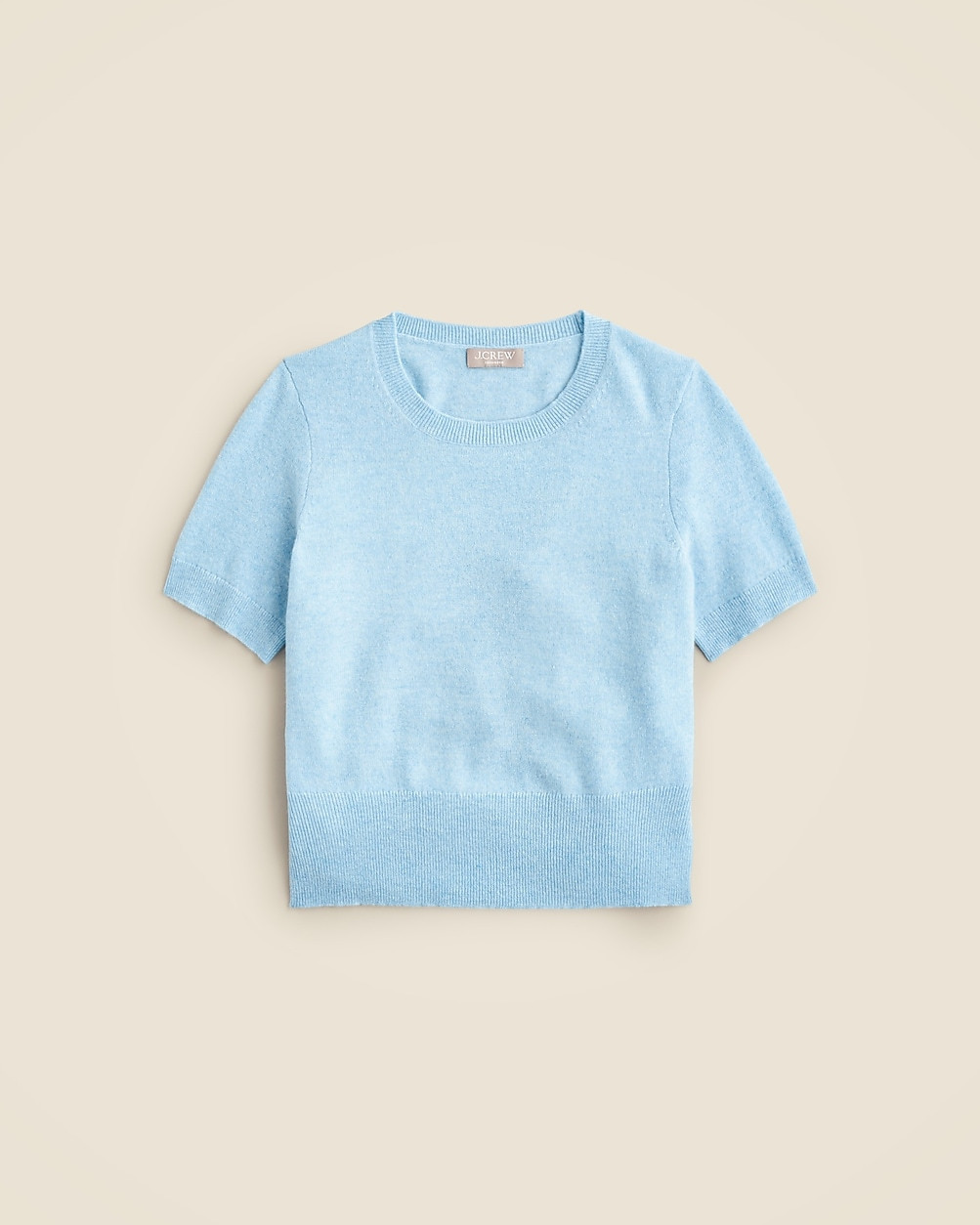 Cashmere shrunken T-shirt | J. Crew US