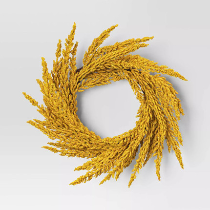 Click for more info about Goldenrod Wreath - Threshold™