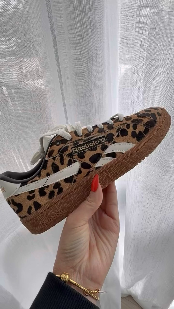 Reebok
Sneakers 
Leopard print

#LTKSeasonal #LTKootd #LTKdayinmylife