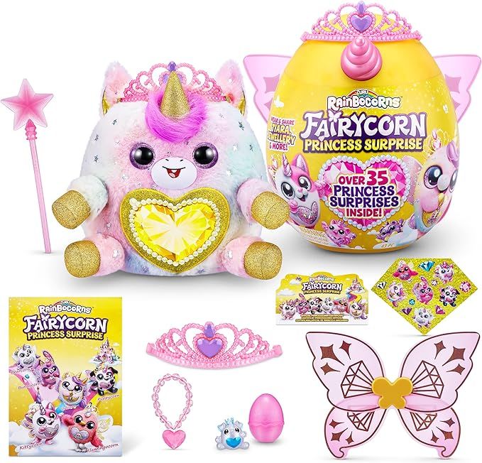 Rainbocorns Fairycorn Princess Surprise (Unicorn) by ZURU 11" Collectible Plush Stuffed Animal, S... | Amazon (US)