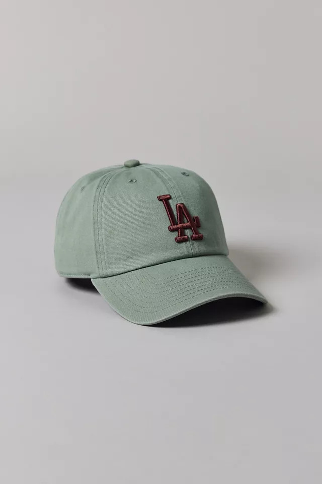 Mitchell & Ness MLB Los Angeles Dodgers Logo Dad Hat in Brown, Men's at Urban Outfitters | Urban Outfitters (US and RoW)