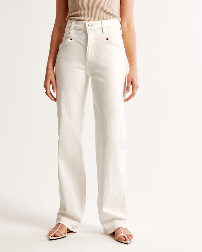 Women's High Rise 90s Relaxed Jean | Women's Bottoms | Abercrombie.com | Abercrombie & Fitch (US)